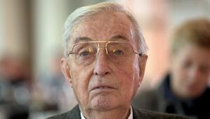 Der ehemalige DGB-Chef Ernst Breit im Jahr 2010 in Hamm (Foto dpa)