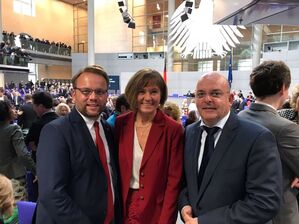 Timon Gremmels, Esther Dilcher, Edgar Franke (v.l.)