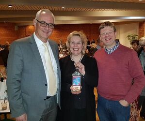 Bgm Uwe Jäger, Susanne Selbert und Tobias Geismann (v.l.)