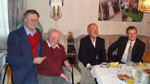 Klaus Gödecke, Hans Friedrich, Michael Reuter und Uwe Schmidt (v.l.)