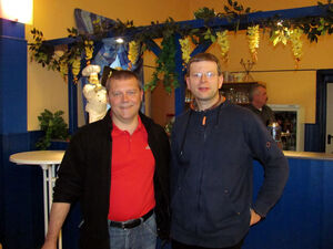 Die Moderatoren Norbert Thiele und Tobias Geismann