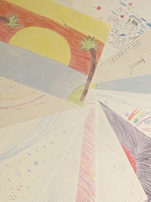 Viele Gemälde entstanden.