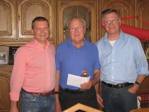 (v.l) Norbert Thiele, Fritz Kördel und Klaus Gödecke